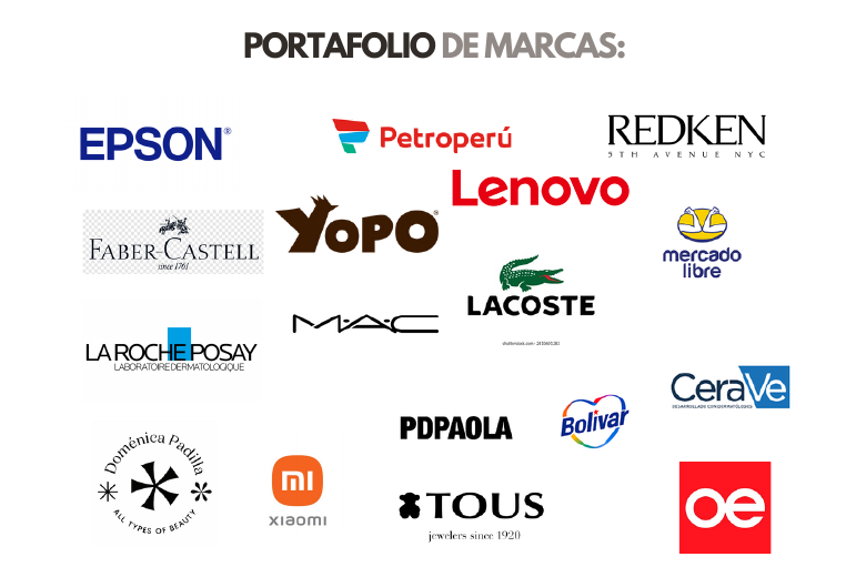 Selección de marcas con las que Winnie ha colaborado